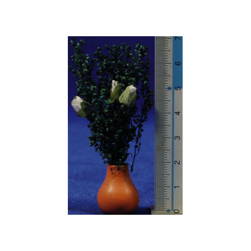 Jarrón flores  4 cm resina