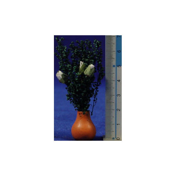 Jarrón flores  4 cm resina
