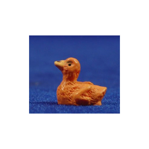 Patito nadando 8 cm resina