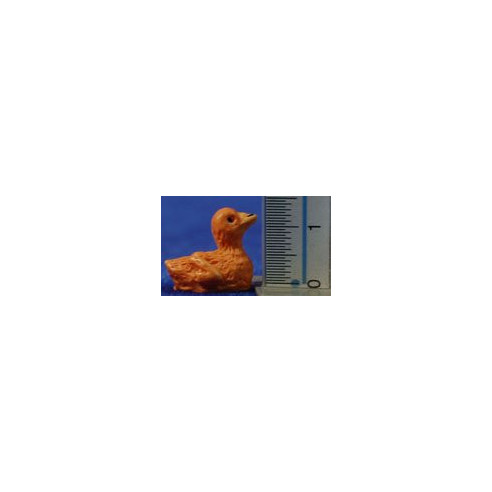 Patito nadando 8 cm resina