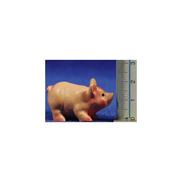Cerdo infantil M2 8 cm resina