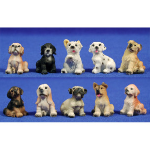 Cuccioli di cane 15 cm resina Belenes Puig