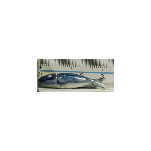 Peix (pintat 2 cares) 3,5 cm resina