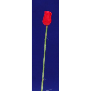 Tulipano rosa 0,6cm piu stelo plastica