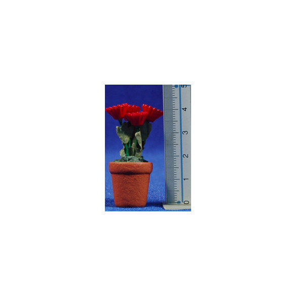 Maceta flores  4 cm resina