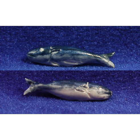 Pez (pintado 2 caras) 3,5 cm resina
