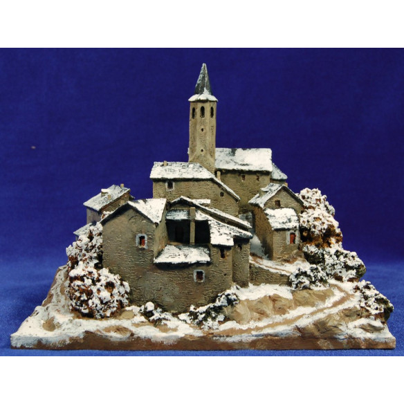 Poble nevat 19 cm resina Artdemirs