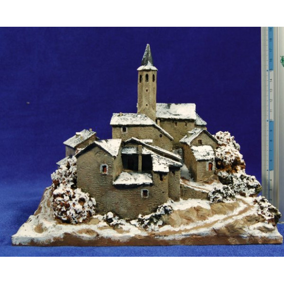 Poble nevat 19 cm resina Artdemirs