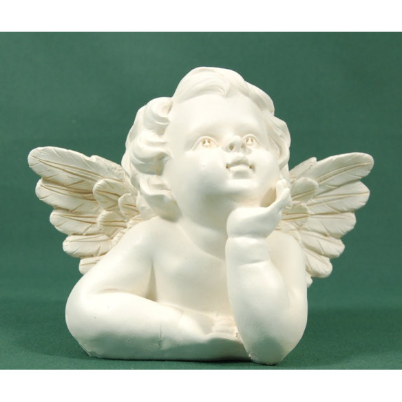 Busto de ángel sobremesa 14 cm resina