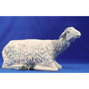 Lamb lying 60-80 cm resin