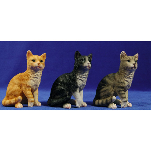Cat seating 80 cm resin