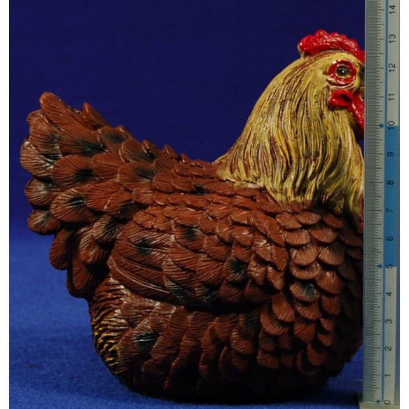 Gallina deporre 60 cm resina