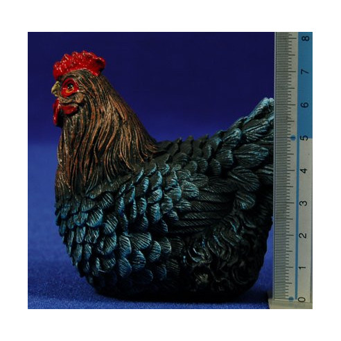 Gallina ponedora 40 cm resina