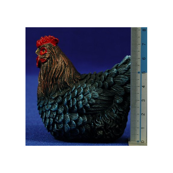 Gallina ponedora 40 cm resina