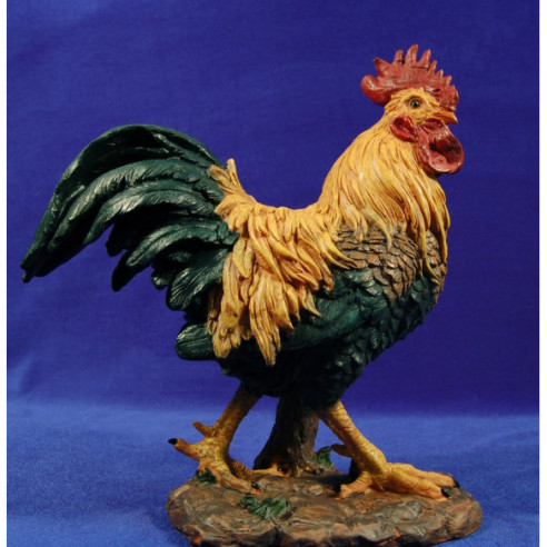 Gallo 80 cm resina