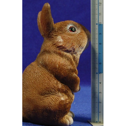 Group of 4 rabbits 80 cm resin
