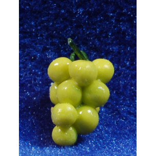 Uva bianca con stelo 1,2 cm resina