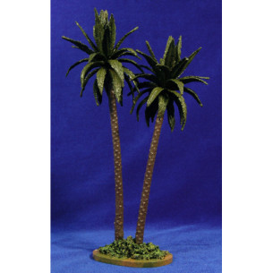 Palmera doble 30 cm resina Artdemirs