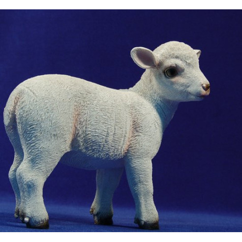 Lamb breeding standing 80 cm resin