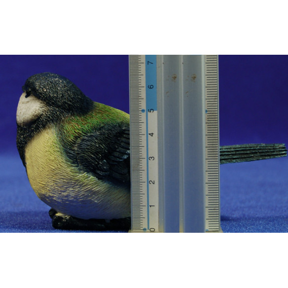 Pájaro carbonero 120 cm resina