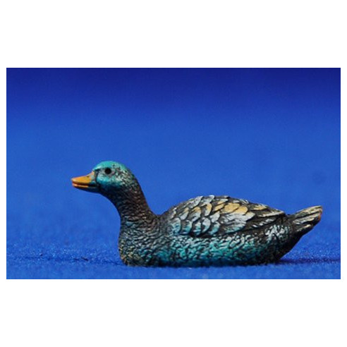 Pato rio color 8 cm resina