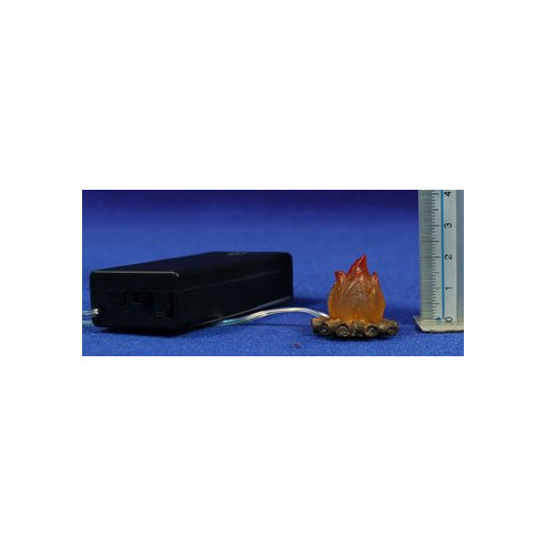 Fogata led 2,5 cm resina