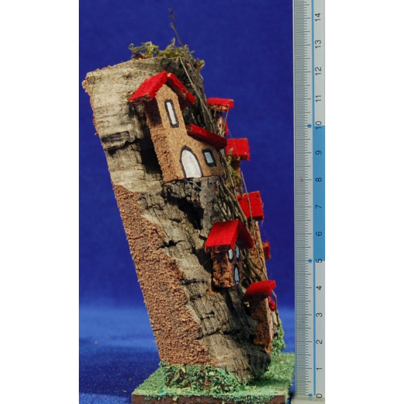 Pueblo 14 cm corcho
