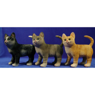 Gatto in piedi 160 cm resina