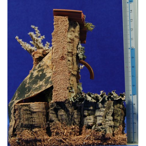 Fountain with wood 14 cm corck