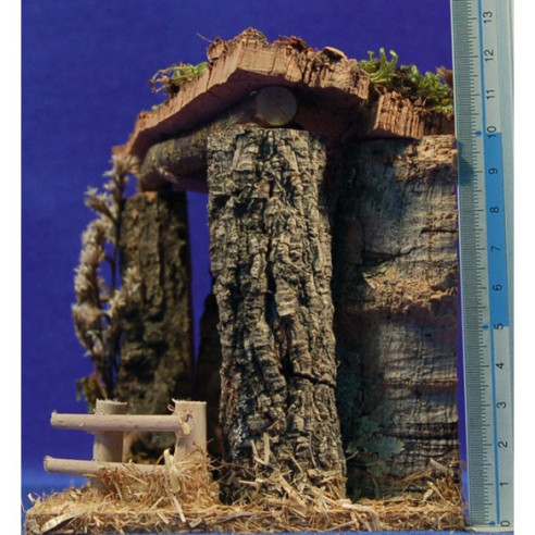 Capanna con radice 5 cm sughero