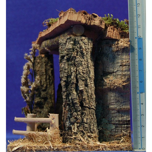 Capanna con radice 5 cm sughero