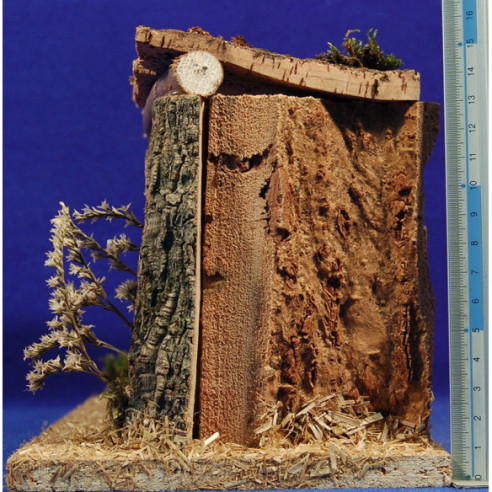 Capanna con radice 7 cm sughero