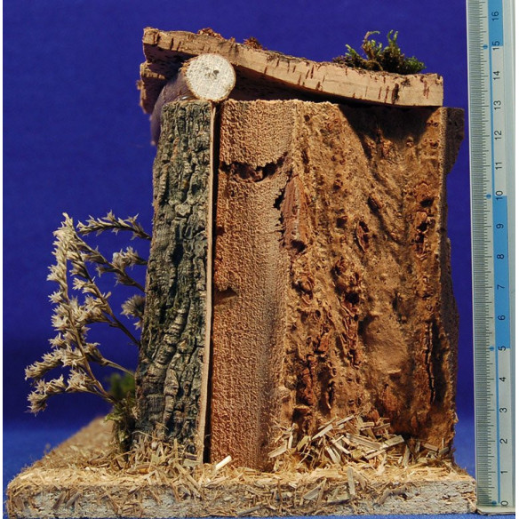 Capanna con radice 7 cm sughero