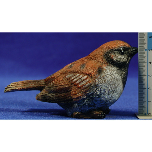 Pájaro gorrión 120 cm resina