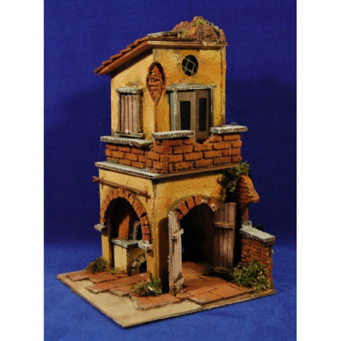 Casa amb doble arc 33x20x20 cm suro
