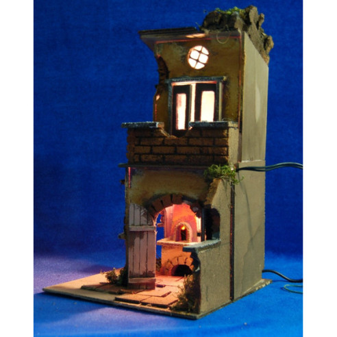 Casa amb doble arc 33x20x20 cm suro