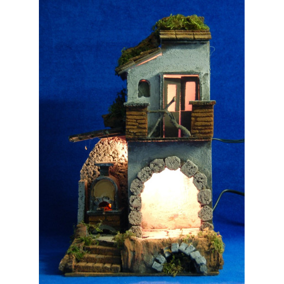 Casa con forno 37x20x20 cm sughero