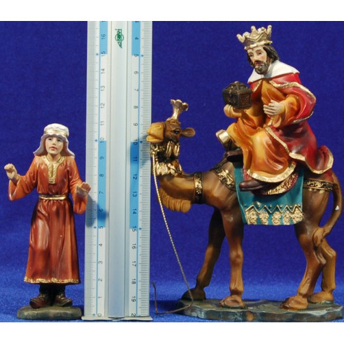 Reyes a camello 11 cm resina Belenes Puig