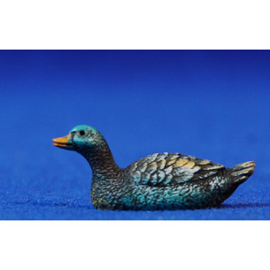 Anatra fiume colore 8 cm resina