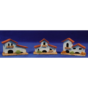 Casa bianca 9x4x6 cm sughero  Belenes Puig