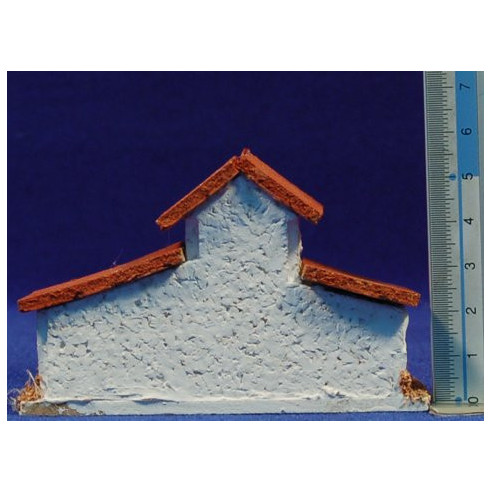 Casa bianca 9x4x6 cm sughero  Belenes Puig