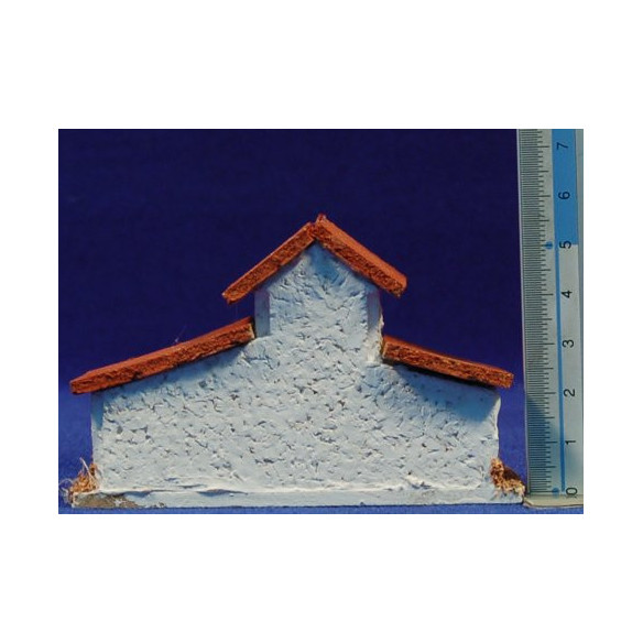 Casa bianca 9x4x6 cm sughero  Belenes Puig