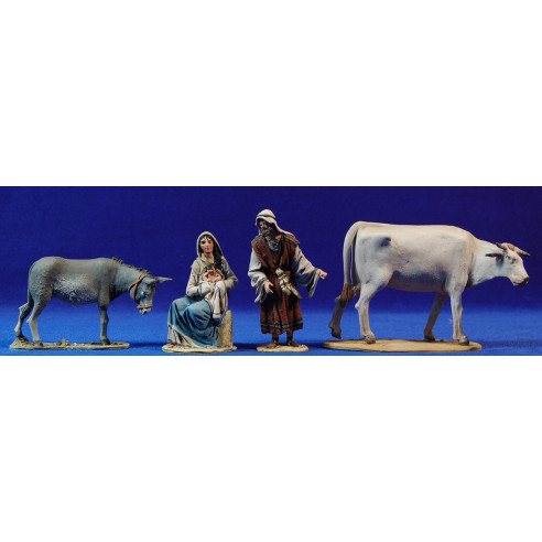 Nacimiento modelo 4 10 cm barro pintado De Francesco