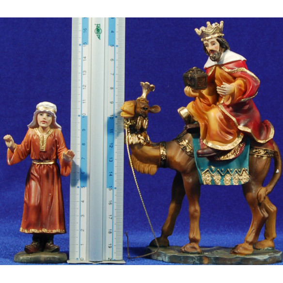 Reis a camell 11 cm resina Belenes Puig