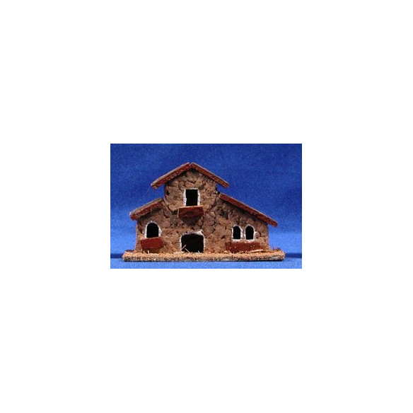 Casa 11x4x7 cm corcho Belenes Puig
