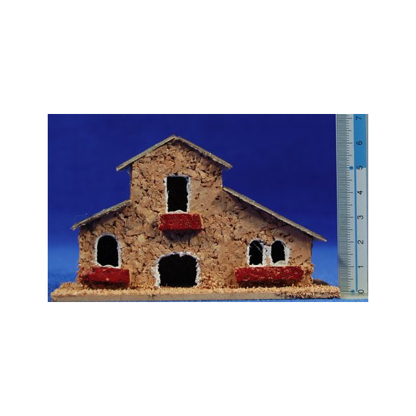 Casa 11x4x7 cm corcho Belenes Puig