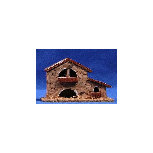 Casa masía 11x4x7 cm corcho Belenes Puig