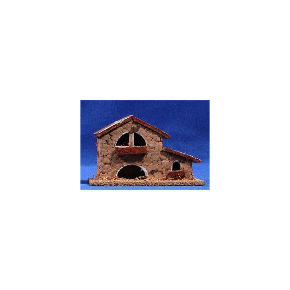 Casa masía 11x4x7 cm corcho Belenes Puig