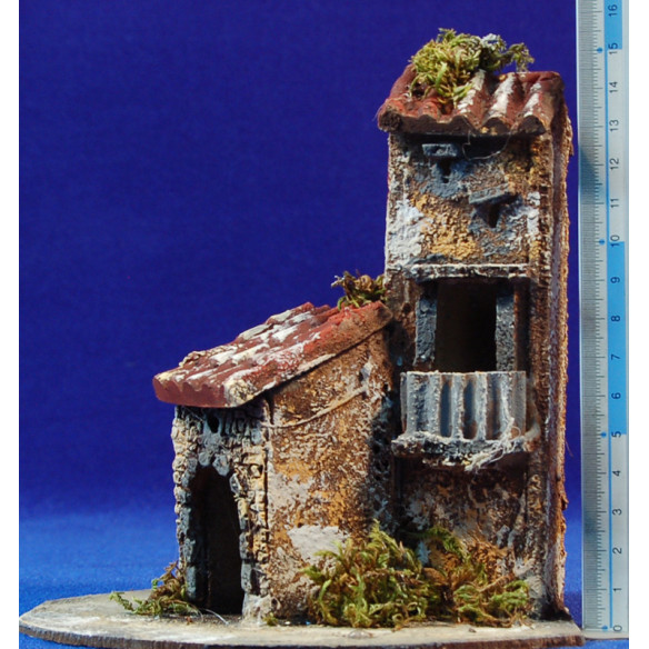 Casa 16 cm corcho-resina