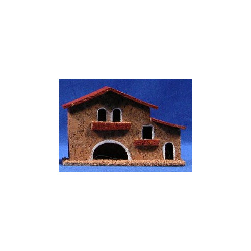 Casa modelo 3 13x5x8 cm corcho Belenes Puig